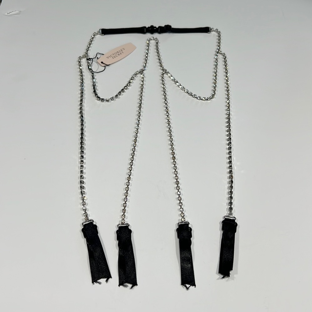VICTORIA SECRET RHINESTONE GARTER BELT